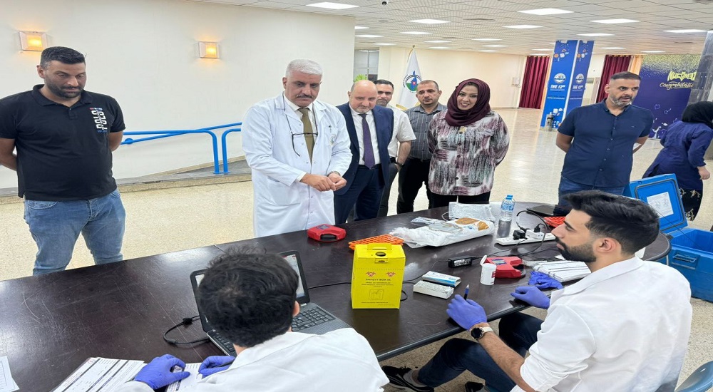 "Blood Donation Campaign to Support the Palestinian and Lebanese People"