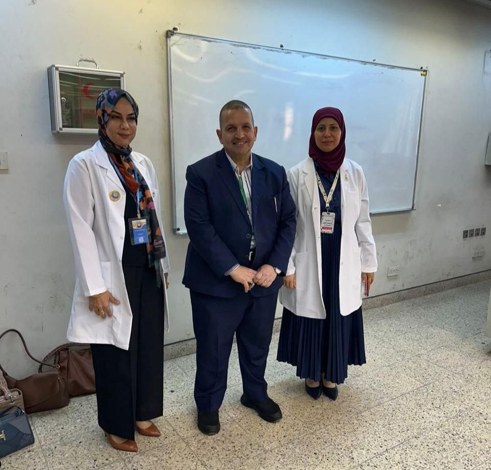 The final practical exam for Iraqi Board students in the Pathology Department at the College of Medicine, Al-Nahrain University, was conducted.