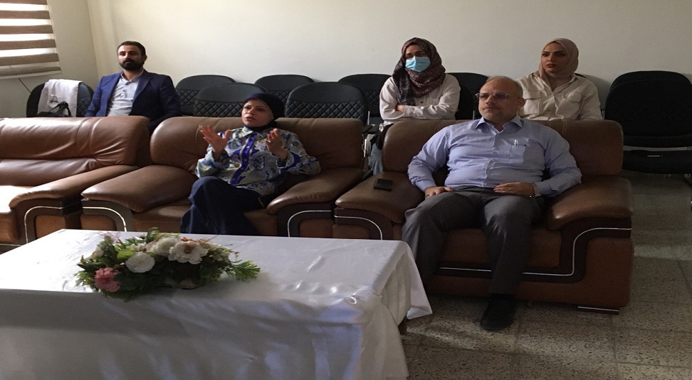 A lecture for third- and fourth-year students at Al-Imamain Al-Kadhimain Medical City, Iraqi Board / Department of Chemistry and Biochemistry.