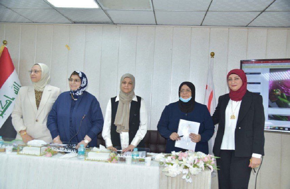 The participation of faculty members from the Obstetrics and Gynecology Department at Al-Nahrain College of Medicine in the discussions of the Arab Board research.