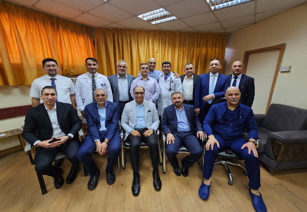 Assistant Professor Dr. Sinan Abdul Razzaq participated in the clinical exams for Iraqi Board students.