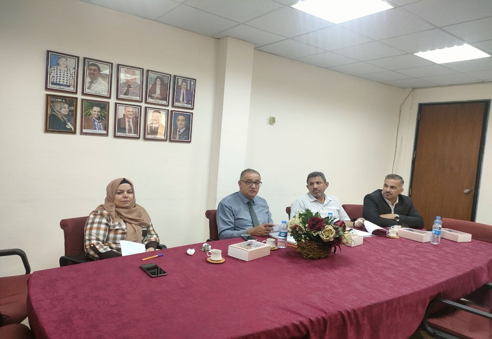 The research proposal discussion of postgraduate student Duha Sami Hasson in the Human Anatomy Department at Al-Nahrain College of Medicine.