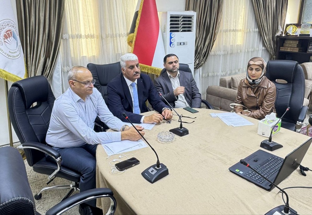 A joint online meeting was held between the University Medical Center Hamburg in Germany and both the Deanery of the College of Medicine, Al-Nahrain University, and the College of Medicine, Wasit University.