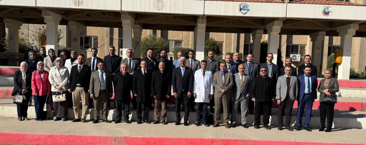 The Department of Surgery at the College of Medicine, Al-Nahrain University, held its regular meeting with the presence of the Dean, the Head of the Department, and the faculty members of the Surgery Department.