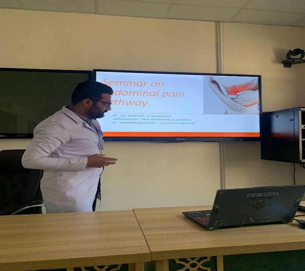 The Department of Human Anatomy organizes a discussion session on abdominal pain pathways.