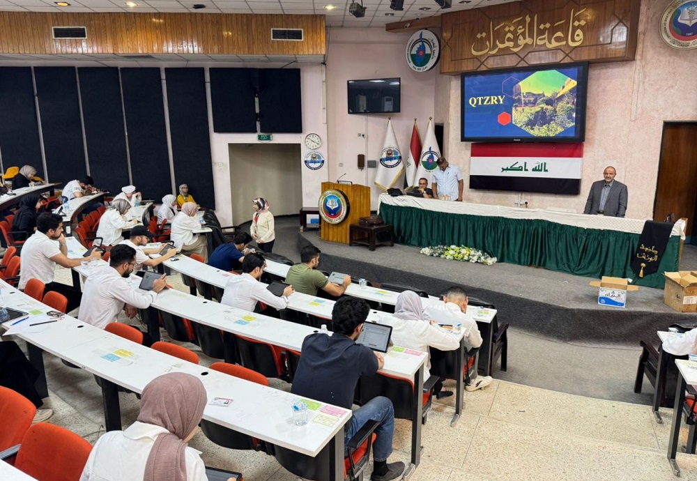 The College of Medicine at Al-Nahrain University conducts the comprehensive assessment exam for sixth-year students.
