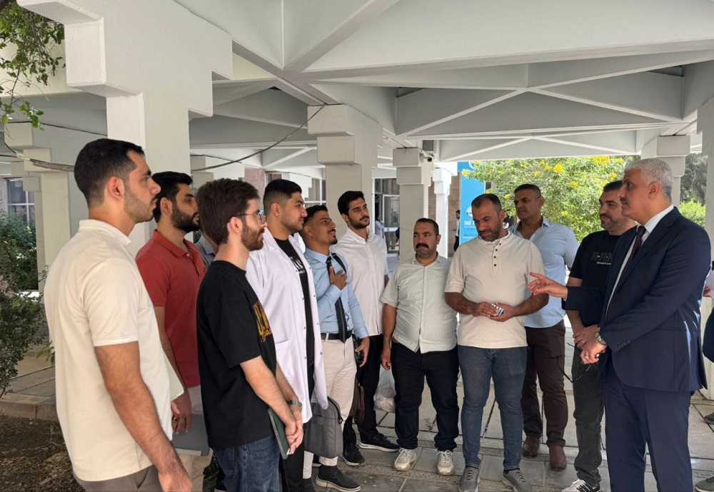 Dean of Al-Nahrain College of Medicine Inspects College Facilities and Listens to Students’ Feedback