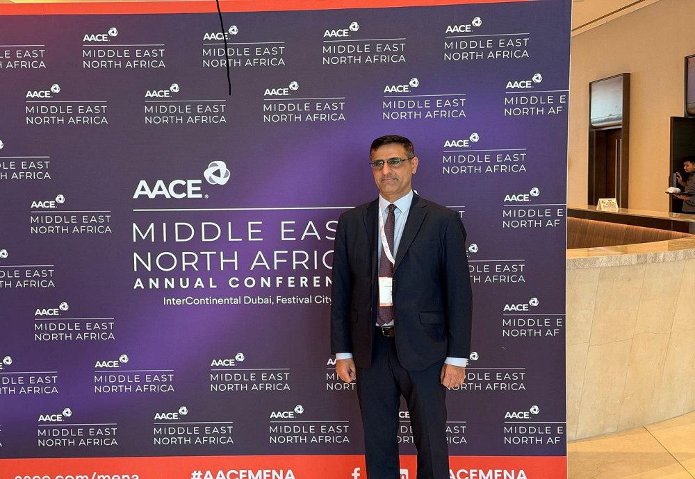 **Head of the Department of Internal Medicine at Al-Nahrain College of Medicine Presents Distinguished Studies at the AACE Regional Endocrinology Conference**