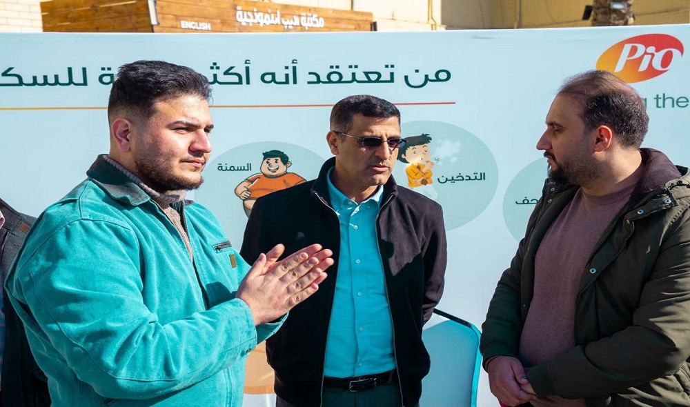 **Head of the Department of Internal Medicine at Al-Nahrain College of Medicine Participates in an Awareness Activity on Early Diabetes Screening**