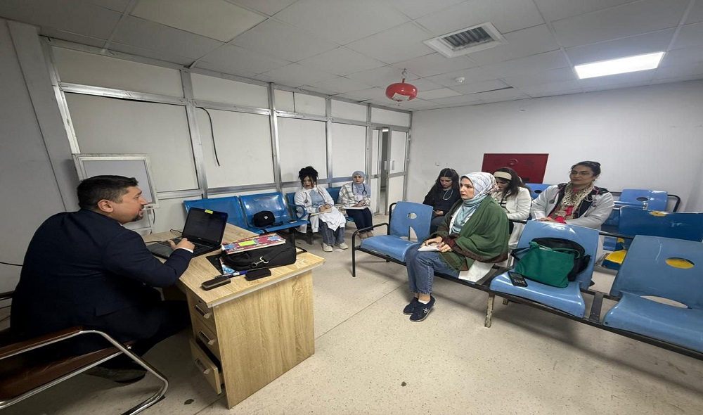 استمرار الفعاليات العلمية لطلبة بورد طب الاطفال في المستشفى التعليمي